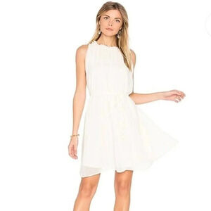 Cupcakes & Cashmere Zooey Dress Crepe Sheath Dress - Ruffle Neck